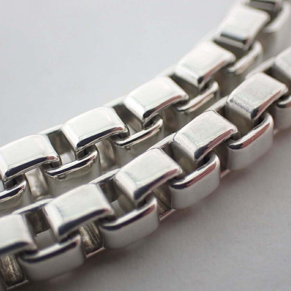 TIFFANY Authentic Silver Charm Bracelet - Picture 7 of 9